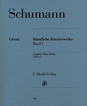 Robert Schumann  舒曼 钢琴作品全集 卷I  HN 920