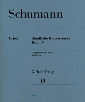 Robert Schumann 舒曼 钢琴作品全集IV卷 HN 926