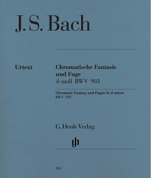 J.S.巴赫：d小调半音阶幻想曲与赋格BWV 903(净版，无指法标记）  HN  1163