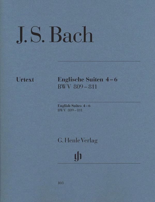 Bach  J.S.巴赫 英国组曲 4-6, BWV 809-811  HN103