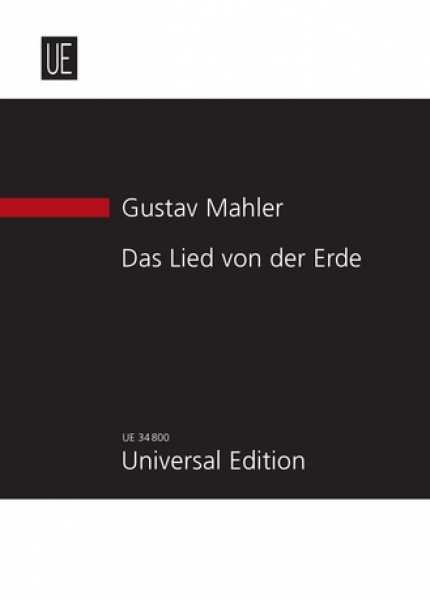 Mahler Gustav 马勒：大地之歌  总谱  UE34800