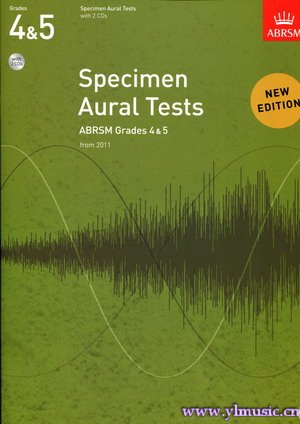 英皇考级：听觉测试模拟题Specimen Aural Tests（第4-5级）（附2CD）（英文版）