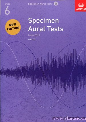 英皇考级：听觉测试模拟题Specimen Aural Tests（第6级）（附CD）（英文版）
