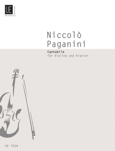 Paganini 帕格尼尼：小提琴与钢琴《如歌》UE 7014