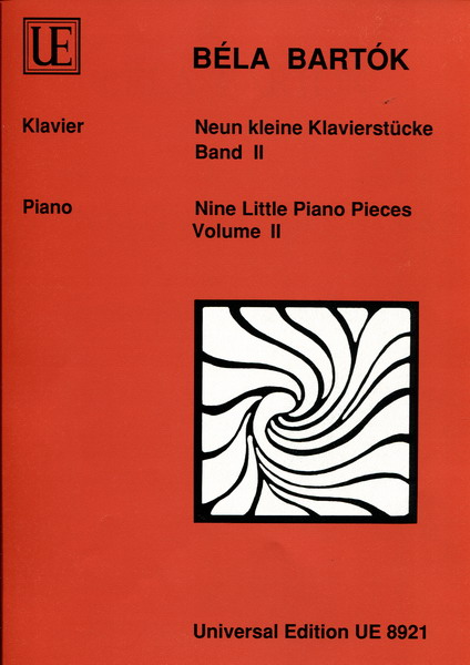 Bartok 巴托克：九首钢琴小品（2） UE 8921