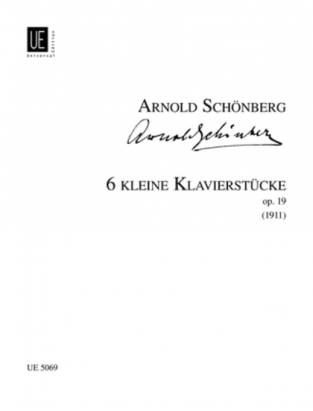 schoenberg  勋伯格：六首钢琴小品op.109 UE 5069