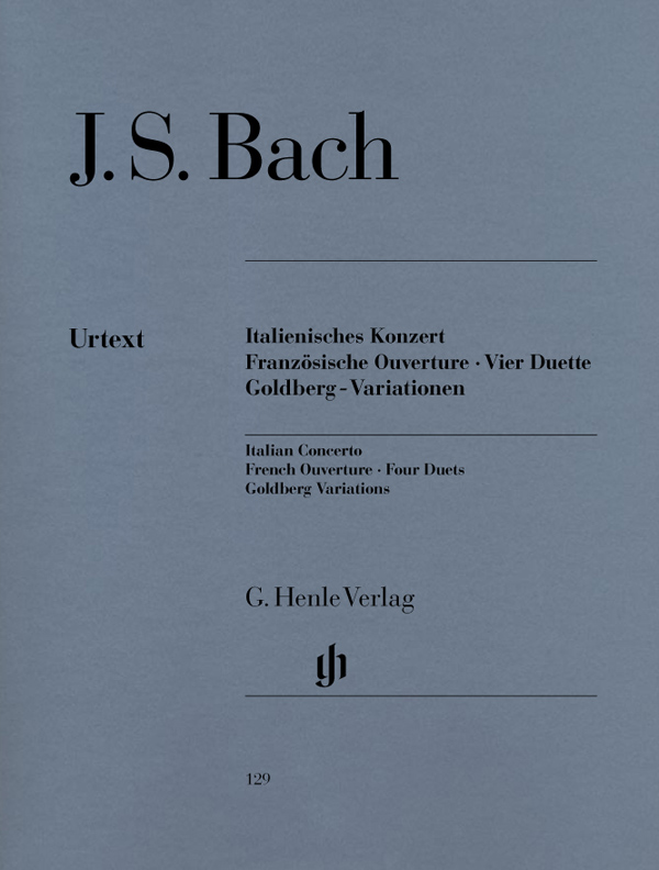 Bach J.S.巴赫：意大利协奏曲、法国风格序曲、四首二重奏、哥德堡变奏曲 HN 129