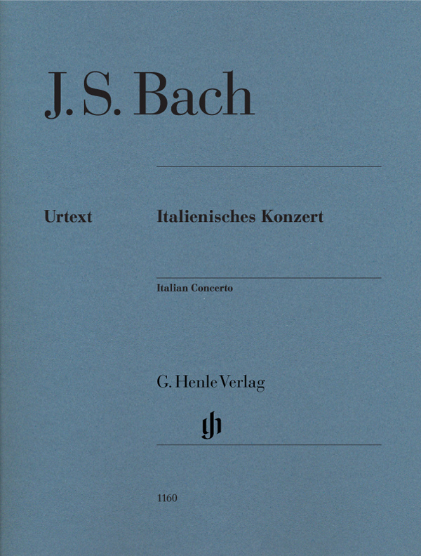 Bach J.S.巴赫：意大利协奏曲( 净版，无指法标记)  HN 1160