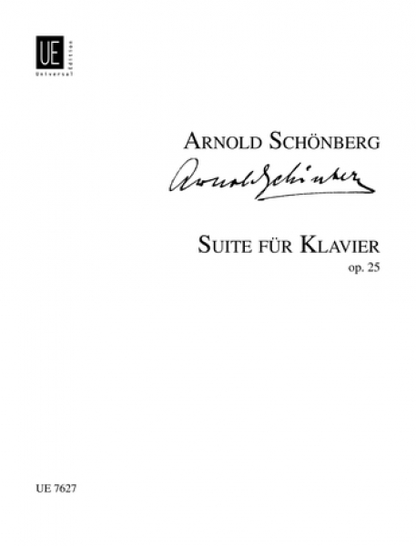 schoenberg 勋伯格：钢琴组曲 op.25 UE 7627