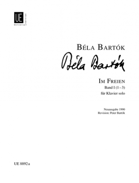 Bartok 巴托克：在户外（1-3） UE 8892a