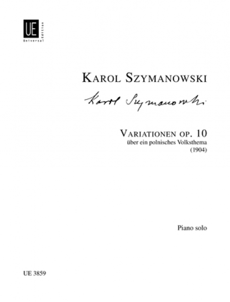 Szymanowski 希曼诺夫斯基：波兰民间主题变奏曲 op.10  UE 3859 