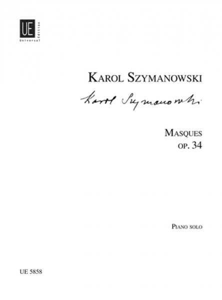 Szymanowski 希曼诺夫斯基：钢琴独奏曲《面具》 op.34 UE 5858