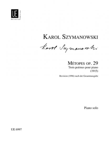 Szymanowski 希曼诺夫斯基：《排档装饰》Op.29 UE 6997