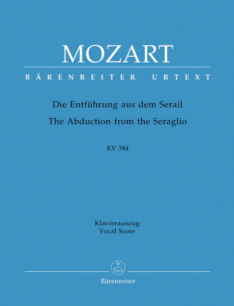 Mozart 莫扎特《后宫诱逃》歌剧钢琴伴奏谱  BA 4591-90