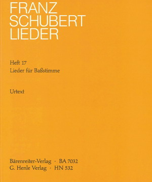 Schubert 舒伯特 男低音艺术歌曲集 HN 532