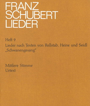 舒伯特 艺术歌曲根据迈霍费尔和其他诗人诗作而作(中音用）  HN 517