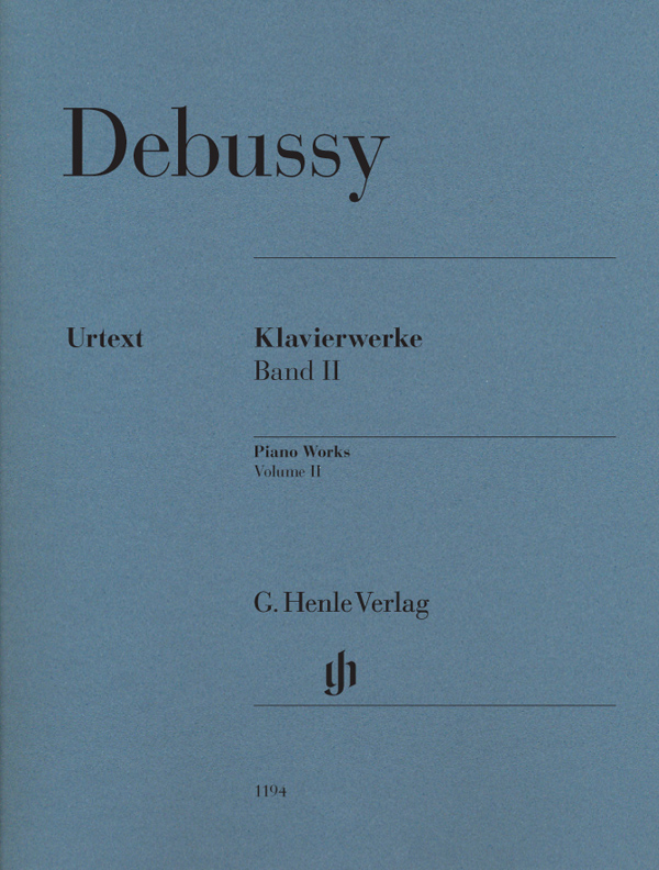 Debussy 德彪西 钢琴作品集 第二卷 HN 1194