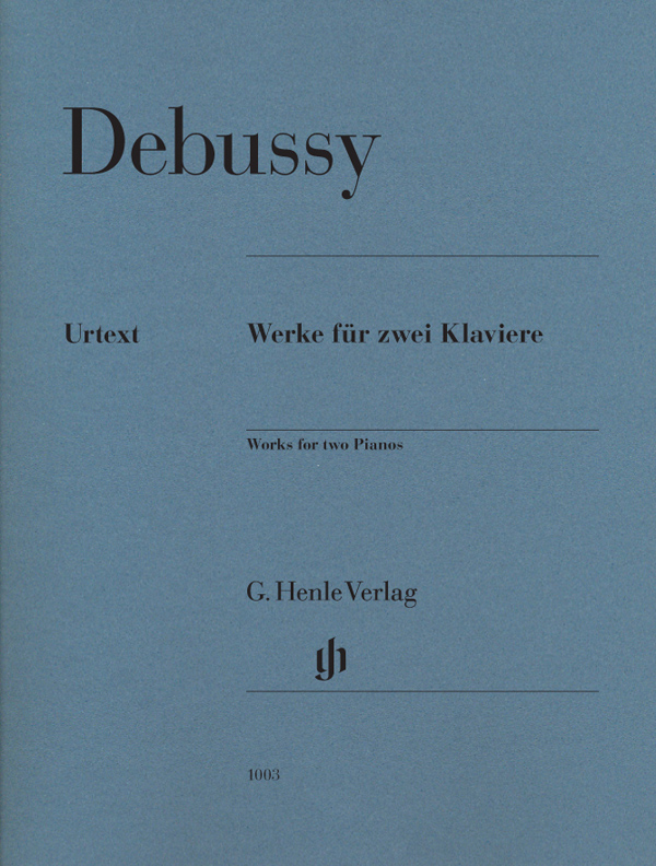 Debussy 德彪西双钢琴作品 Oeuvres pour deux pianos HN 1003
