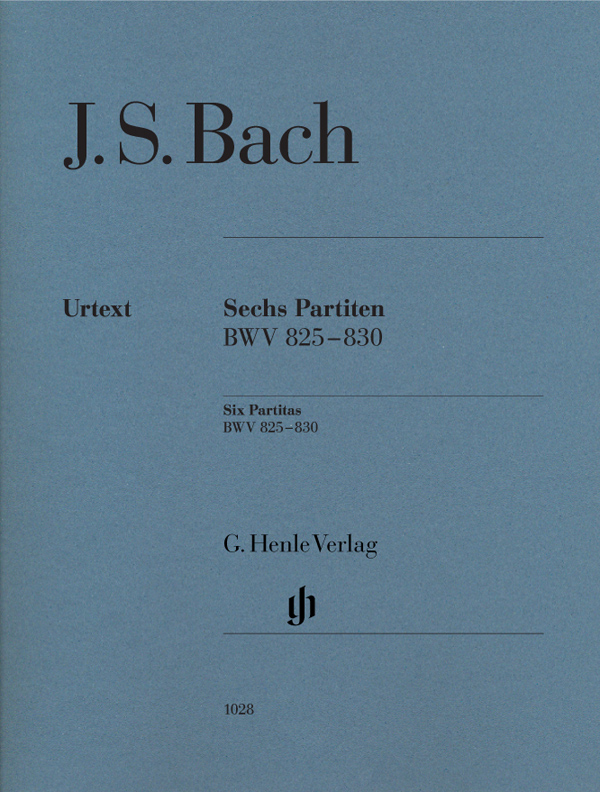 J.S.巴赫 六首帕蒂塔 BWV 825-830 ( 净版，无指法标记) HN 1028
