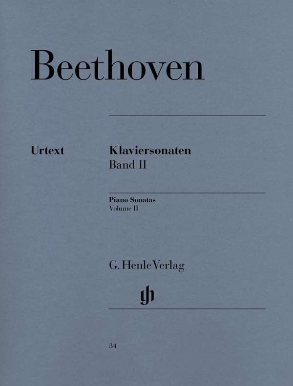 Beethoven 贝多芬 钢琴奏鸣曲 卷II  HN 34