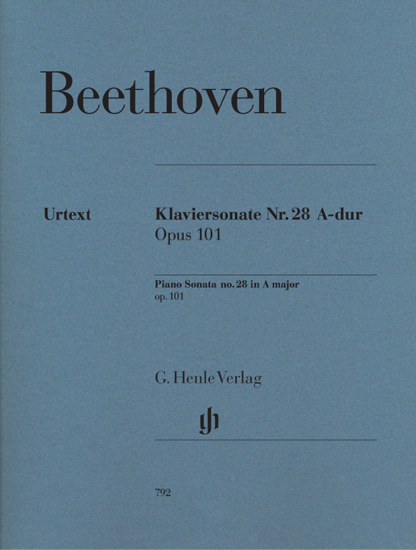 Beethoven 贝多芬 A大调第二十八钢琴奏鸣曲 op. 101 HN 792