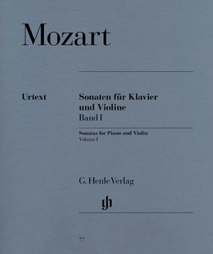 Mozart 莫扎特小提琴奏鸣曲 第I卷 HN 77