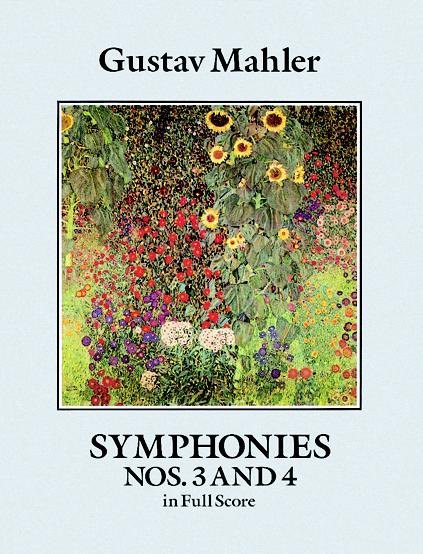 Gustav Mahler 马勒 第3，4号交响曲总谱 DOVER