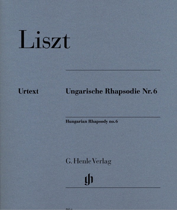 李斯特 第六匈牙利狂想曲 Hungarian Rhapsody no. 6 HN 804