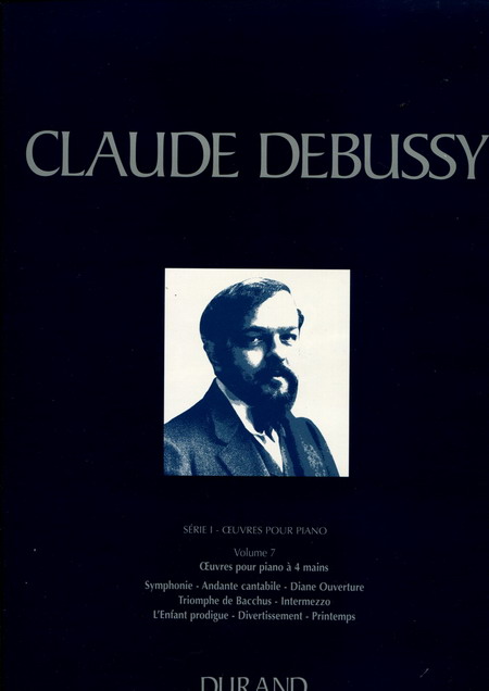 原版乐谱】Debussy 德彪西钢琴全集 第7卷：四手联弹作品（精装本）DB15455