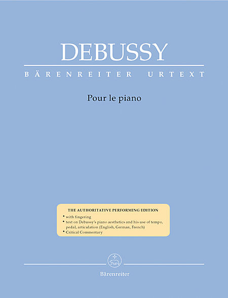 【原版乐谱】Debussy 德彪西 钢琴组曲 BA 8770