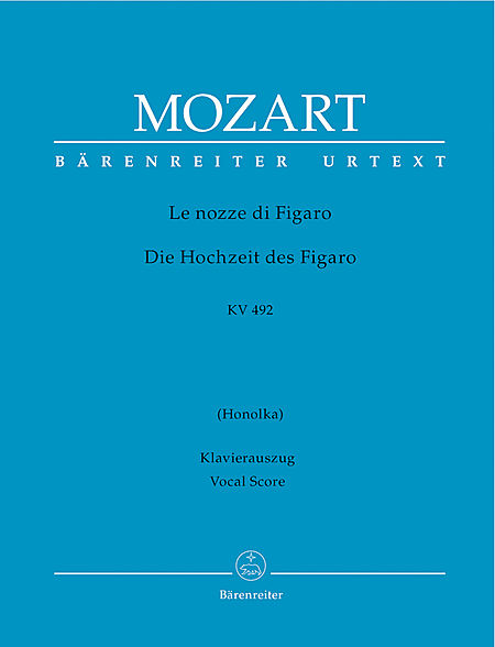 【歌剧曲谱】Mozart 莫扎特 费加罗的婚礼KV492 (歌剧钢琴伴奏谱) BA 4565-90