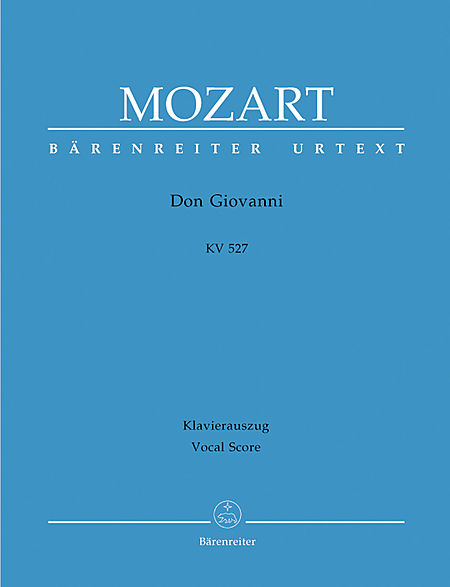 【歌剧曲谱】Mozart 莫扎特 唐璜KV527 (歌剧钢琴伴奏谱)BA 4550-90