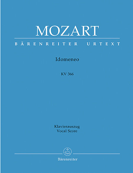 【歌剧曲谱】Mozart 莫扎特 伊斯梅纽斯KV366 (歌剧钢琴伴奏谱) BA 4562-90