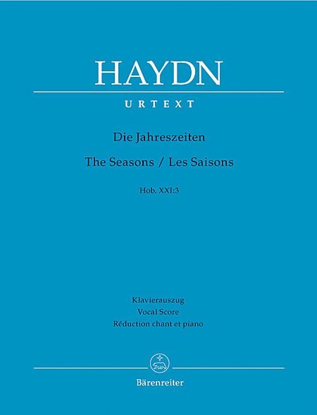 【原版乐谱】Haydn 海顿 四季Hob. XXI:3（钢琴缩编谱）BA 4647-90