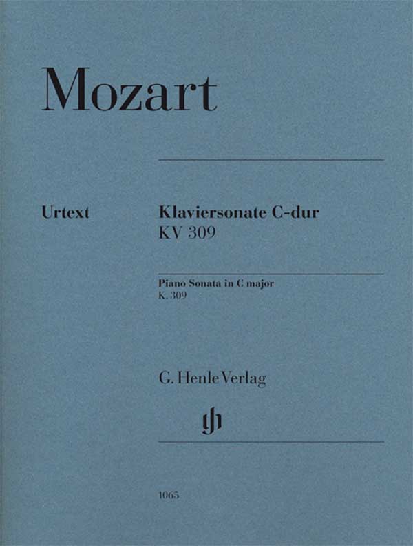 【原版乐谱】Mozart 莫扎特 C 大调钢琴奏鸣曲 KV 309  HN 1065
