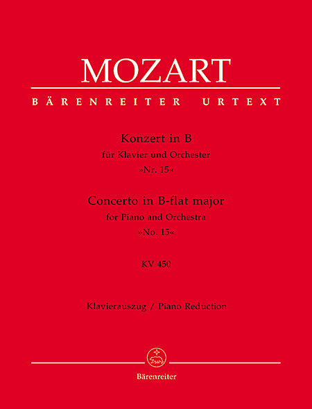 【原版乐谱】Mozart 莫扎特钢琴协奏曲 K.450 BA 5382-90