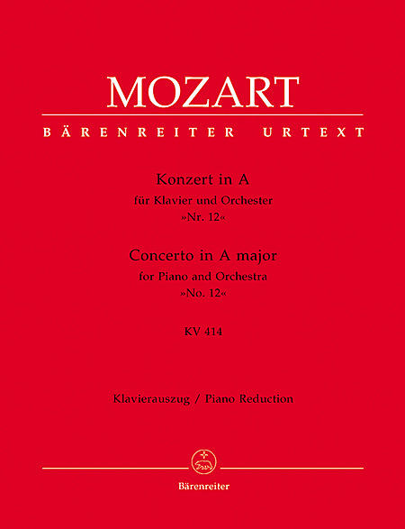 【原版乐谱】Mozart 莫扎特钢琴协奏曲 K.414 BA 4876-90