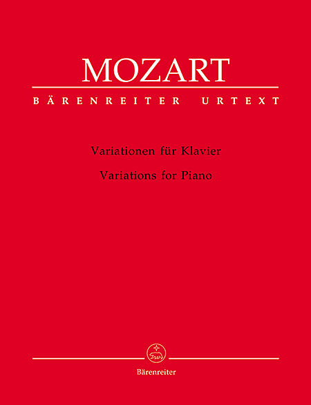 【原版乐谱】Mozart 莫扎特钢琴变奏曲全集 BA 5746