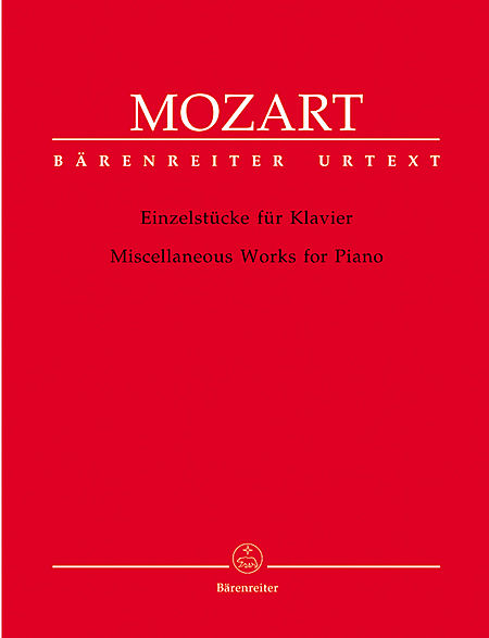【原版乐谱】Mozart 莫扎特钢琴作品合集 BA 5745
