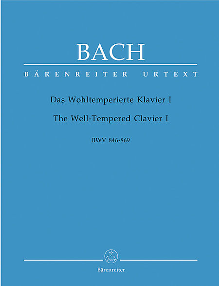 【原版乐谱】Bach 巴赫平均律钢琴曲集 第一集 BA 5191