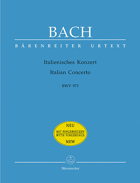 【原版乐谱】Bach 巴赫意大利协奏曲 BA971 BA 5244