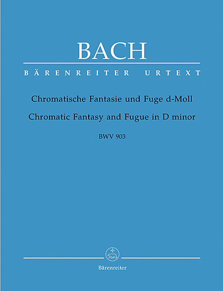 【原版乐谱】Bach 巴赫D小调半音阶幻想曲与赋格 BWV903  BA 5236