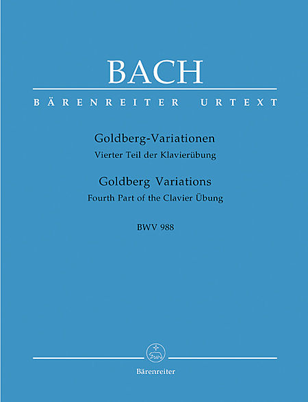 【原版乐谱】Bach 巴赫哥德堡变奏曲 BWV988  BA10848