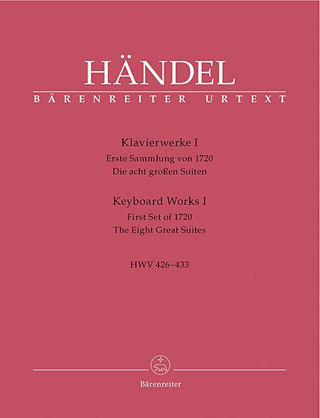 【原版乐谱】Handel 亨德尔钢琴组曲 第一辑  BA 4224
