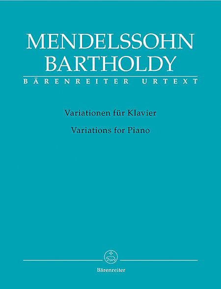 【原版乐谱】Mendelssohn 门德尔松钢琴变奏曲 BA 9082