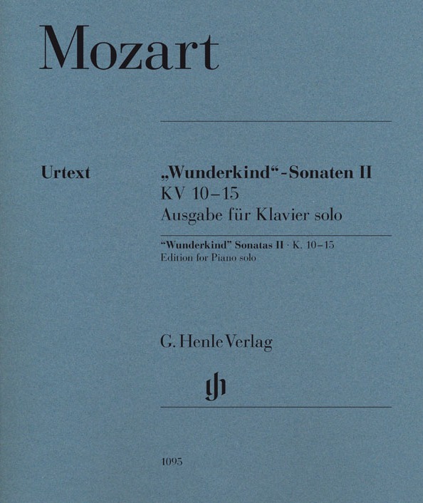 【原版乐谱】莫扎特 “神童”钢琴奏鸣曲第二册  KV10-15  HN 1095