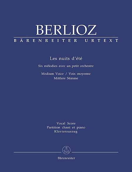 Berlioz 柏辽兹 夏夜（中音用）BA 5786-90