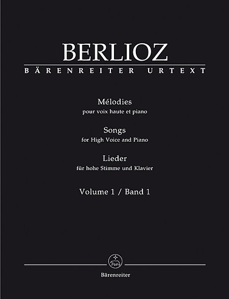 【原版乐谱】Berlioz 柏辽兹 旋律（高音用）(第一卷） BA 5984