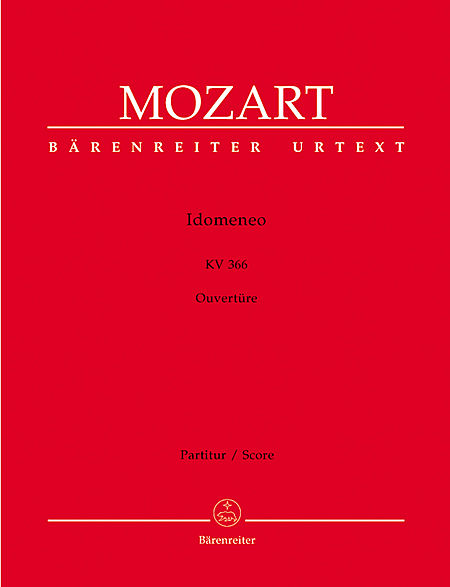 【原版总谱】莫扎特 歌剧序曲《伊多梅纽斯》KV366(总谱） BA 8804