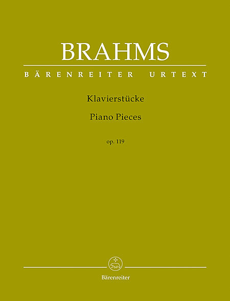 【原版谱】Brahms  勃拉姆斯 钢琴作品op 119  BA 9631